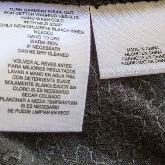 Jones New York Black Sequin open Cardigan Evening Jacket Size M - Picture 7 of 7